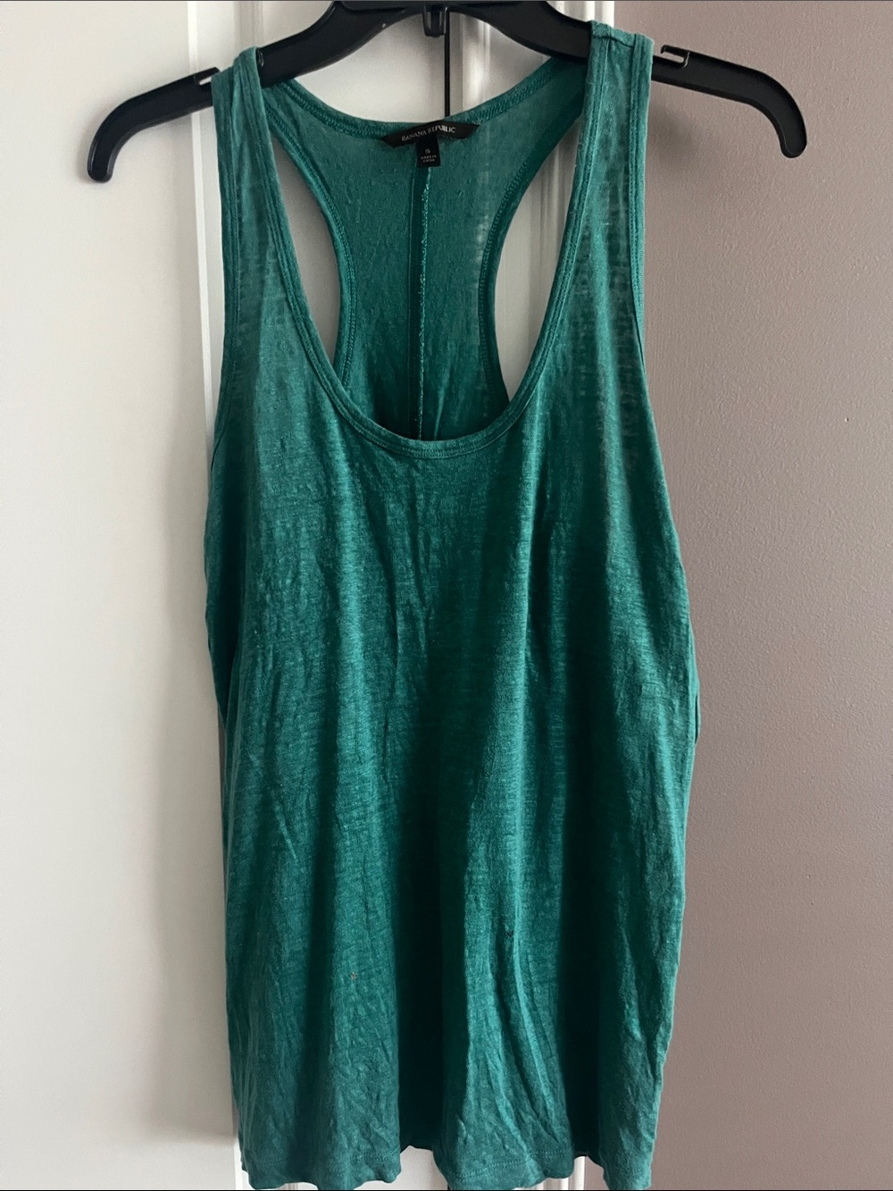 Banana Republic Teal Green Racerback Tank